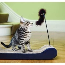 Les meilleures critiques de 😍 Grattoir pour chats Perfect Griffes - Venteo™ – Tapis a gratter pour griffes - En carton - Adulte - Avec herbe à chat et plumeau 🧨 -Promos Chat Boutique 3700421906321 5