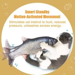 Grosses soldes 🔔 Venteo - MAGIC FISH - jeu pour chat - Adulte - Gris - rechargeable câble USB - Educatif - LOT DE 2 ⌛ -Promos Chat Boutique 3700421912827 3 1