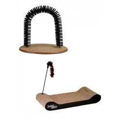 Tout neuf 🛒 PACK GRIFFOIR - VENTEO - Noir - Adulte - Griffoir et grattoir - Parfait pour les griffes, plus d'ennuie pour vos chats 💯