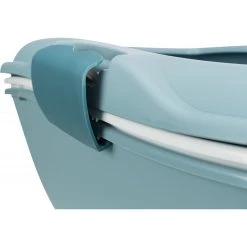 Acheter 🛒 Trixie Bac a litière Berto 39 x 22 x 59 cm bleu clair pétrole pour chat. 🎁 -Promos Chat Boutique 3701451020681 4