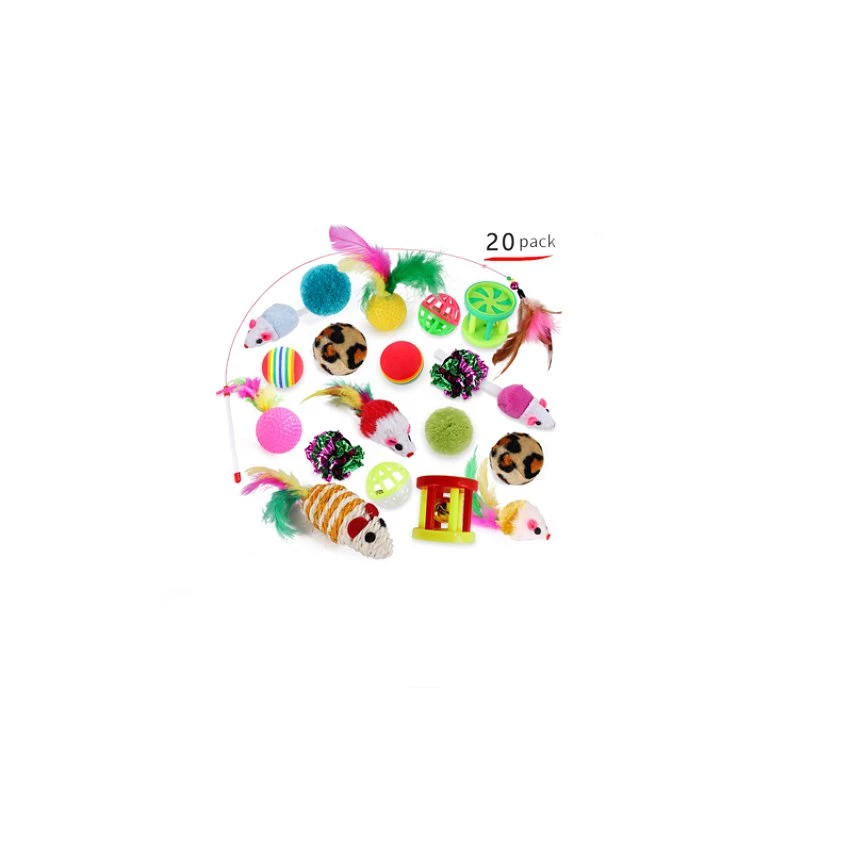Le moins cher 🛒 Passionimaux59 Lot de 20 jouets pour Chat Chaton Jeux interactive Anti Stress Contre l'Ennui 🛒 1 Le moins cher 🛒 Passionimaux59 Lot de 20 jouets pour Chat Chaton Jeux interactive Anti Stress Contre l'Ennui 🛒
