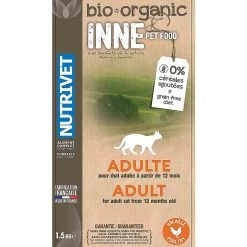 Meilleure affaire 🔥 Croquette Nutrivet INNE BIO pour Chat Adulte ⭐