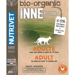Remise ⌛ Croquette Nutrivet INNE BIO pour Chat Adulte 🌟
