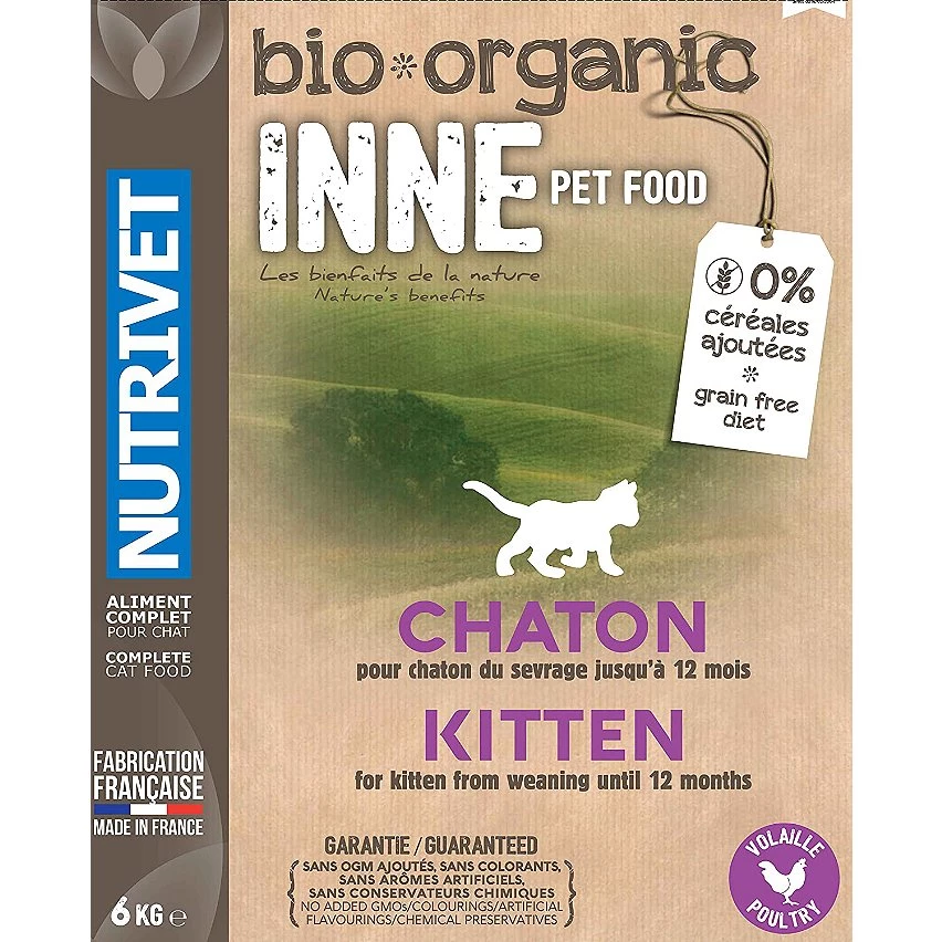 Tout neuf 🤩 Croquette Nutrivet INNE BIO pour Chaton 🌟 1 Tout neuf 🤩 Croquette Nutrivet INNE BIO pour Chaton 🌟