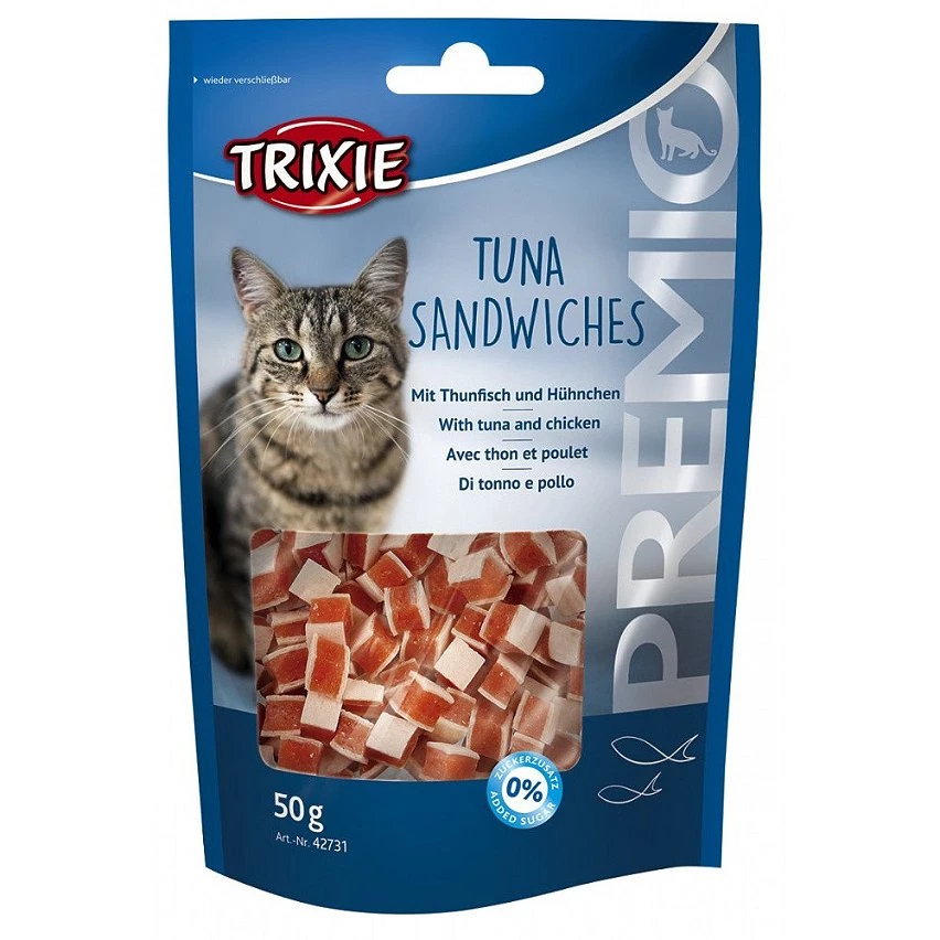 Coupon 🤩 Trixie Friandise sandwiches au thon, 50 gr, pour chats 💯 1 Coupon 🤩 Trixie Friandise sandwiches au thon, 50 gr, pour chats 💯