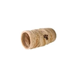 Sortie ⭐ Trixie Tunnel de jeu, peluche beige ø 22 × 60 cm - Chat 👏