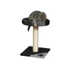 Meilleure vente 😉 Boucheron TRIXIE Tarifa Arbre a chat Hauteur 52 cm gris et noir peluche et sisal naturel 😉