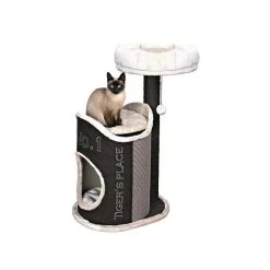 Top 10 ✔️ Boucheron TRIXIE Arbre a chat Susana 90cm - Noir et gris clair 😉