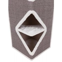 Le moins cher ⌛ Trixie Arbre à chat tour Arma 38 x 38 x 98 cm de hauteur couleur gris et blanc. 😉 -Promos Chat Boutique 4011905444277 7