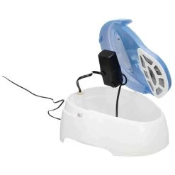 Meilleur prix 😍 Trixie 1 Litre, Distributeur automatique d'eau, fontaine, Duo Stream,pour vos animaux. 🎉 -Promos Chat Boutique 4047974244623 5