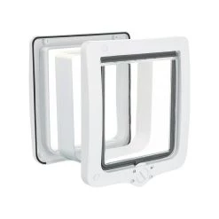 Acheter 👏 Boucheron Chatiere - 4 positions - Avec tunnel - XL : 24 × 28 cm - Blanc 🤩