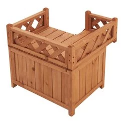 Vente flash 🧨 Maison pour chat Pürstein à deux niveaux en sapin 45,7 x 50,8 x 50,3 cm [en.casa] ⌛ -Promos Chat Boutique 4059438622991 6
