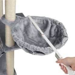 Meilleure vente 🎁 Tectake Arbre à chat LILOU 165 cm - gris ⌛ -Promos Chat Boutique 4061173017307 3