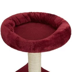 Sortie 🎉 Tectake Arbre à chat LILOU 165 cm - rouge bordeaux 🛒 -Promos Chat Boutique 4061173017345 4