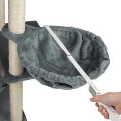 Coupon 🔥 Tectake Arbre à chat LILOU 165 cm - gris foncé 🎉 -Promos Chat Boutique 4061173041340 3