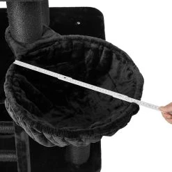 Nouveau 🎉 Tectake Arbre à chat GISMO 195 cm - noir ✔️ -Promos Chat Boutique 4061173052056 5