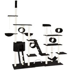 Promo 🎉 Tectake Arbre à Chat Snooky 261 cm - noir ⭐ -Promos Chat Boutique 4061173126016 5