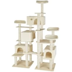 Offres 🌟 Tectake Arbre à Chat Entissar 214 cm - beige 👏