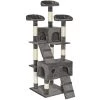 Sortie 🛒 Tectake Arbre à chat MOGLI 170 cm - gris ✨