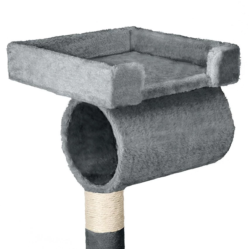 Promo 🎁 Tectake Arbre à Chat STOKELEY 141 cm - gris 👍 7 Promo 🎁 Tectake Arbre à Chat STOKELEY 141 cm - gris 👍 – Image 7