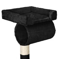 Bon marché 😍 Tectake Arbre à Chat STOKELEY 141 cm - noir 🔥 -Promos Chat Boutique 4260473664666 7