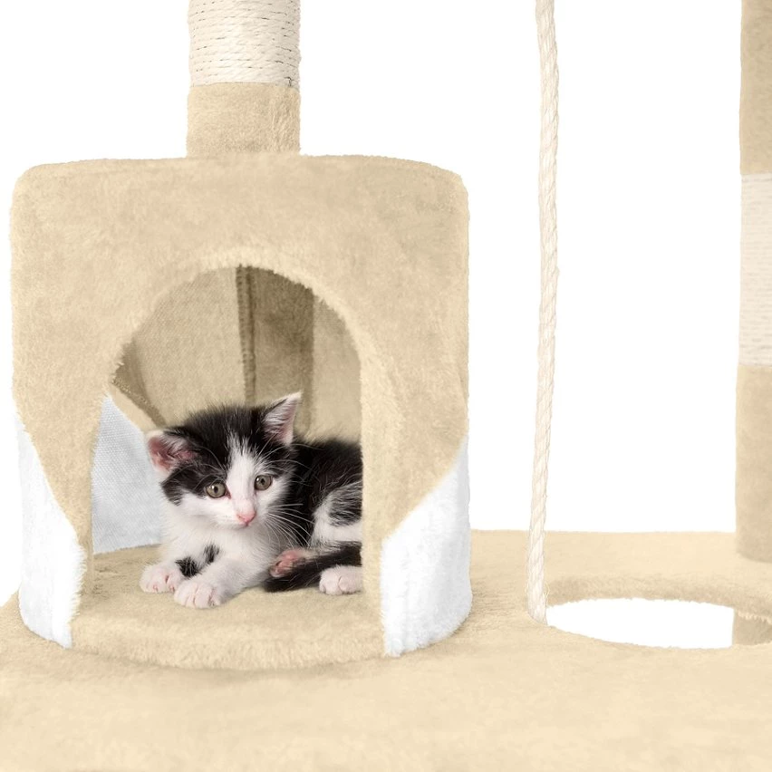 Les meilleures critiques de 🥰 Tectake Arbre à Chat STOKELEY 141 cm - beige/blanc ⭐ 5 Les meilleures critiques de 🥰 Tectake Arbre à Chat STOKELEY 141 cm - beige/blanc ⭐ – Image 5