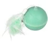 Bon marché 👏 Flamingo Balle ø 7 cm. magic Mechta 2 en 1 a LED et plumeau . couleur verte. pour chat. 🥰