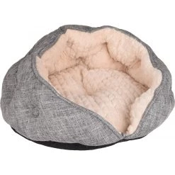 Acheter 👏 Flamingo Coussin rond ø 45 x 24 cm ZUPO couleur gris et beige pour chat ✔️