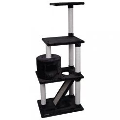 Vente flash 👍 Flamingo Arbre a chat FORZA noir 60 x 40 x hauteur 151.5 cm 🤩