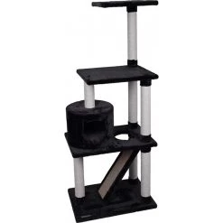 Vente flash 👍 Flamingo Arbre a chat FORZA noir 60 x 40 x hauteur 151.5 cm 🤩 -Promos Chat Boutique 5400585149654 5