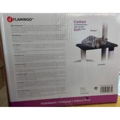 Vente flash 👍 Flamingo Arbre a chat FORZA noir 60 x 40 x hauteur 151.5 cm 🤩 -Promos Chat Boutique 5400585149654 6