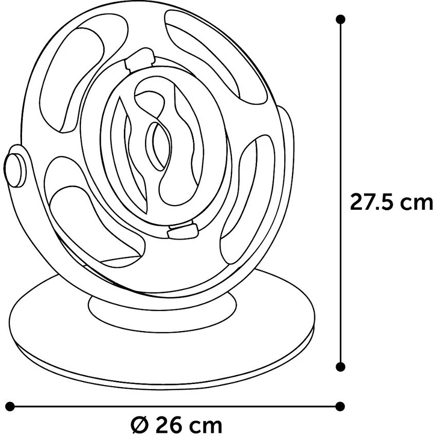 Bon marché ✔️ Flamingo Roue en rotation Dita ø 26 x 27.5 cm. jouet chat 🔔 4 Bon marché ✔️ Flamingo Roue en rotation Dita ø 26 x 27.5 cm. jouet chat 🔔 – Image 4