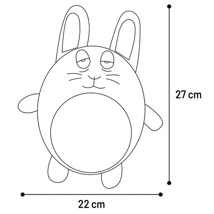 Remise 🛒 Flamingo Jouet peluche Lapin Jeany bleu, 22 x 27 cm pour chat 🤩 2 Remise 🛒 Flamingo Jouet peluche Lapin Jeany bleu, 22 x 27 cm pour chat 🤩 – Image 2