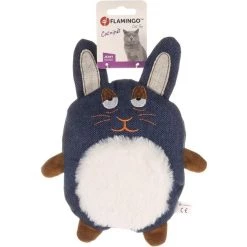 Remise 🛒 Flamingo Jouet peluche Lapin Jeany bleu, 22 x 27 cm pour chat 🤩 5 Remise 🛒 Flamingo Jouet peluche Lapin Jeany bleu, 22 x 27 cm pour chat 🤩 -Promos Chat Boutique 5400585199499 3