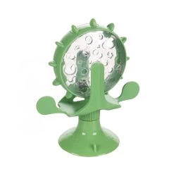 Meilleure affaire 🌟 Flamingo Distributeur de friandise de couleur vert pour chat ⭐