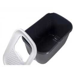 Le moins cher 🥰 Savic Maison de toilette HOP In entrée par dessus 58 x 39 x 40 cm grise pour chat 💯 -Promos Chat Boutique 5411388201807 5