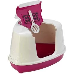 Tout neuf 🎉 Maison de toilette d'angle pour chat avec filtre Moderna 💯