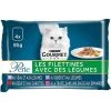 Bon marché ❤️ Secret de Gourmet GOURMET Les Filettines Patée pour chat Adulte Veau Gibier Bœuf Truite legumes 4x85g - Pack de 12 🛒