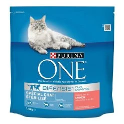 Top 10 👏 Croquette PURINA ONE Chat stérilisé - Saumon au blé - PACK de 6 x 1,5kg 🥰