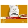 Meilleure vente 🌟 Secret de Gourmet Gourmet Les Noisettes Patée pour chat Bœuf, Poulet-Foie, Dinde-Canard, Saumon-Poulet 12x85g 👏