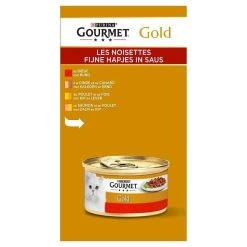 Meilleure vente 🌟 Secret de Gourmet Gourmet Les Noisettes Patée pour chat Bœuf, Poulet-Foie, Dinde-Canard, Saumon-Poulet 12x85g 👏 5 Meilleure vente 🌟 Secret de Gourmet Gourmet Les Noisettes Patée pour chat Bœuf, Poulet-Foie, Dinde-Canard, Saumon-Poulet 12x85g 👏 -Promos Chat Boutique 7613032955748 3