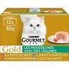 Meilleure vente ⭐ Secret de Gourmet Gourmet Les Mousselines - Patee chat adulte Agneau, Canard, Truite, Colin, légumes - Pack de 8 - 12 boites de 85gr ⭐