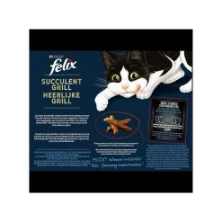 Meilleure vente 👏 Felix Grill pour Chat Adulte Succulent Grill, Sélection Campagne sachets 12x80g 😉 -Promos Chat Boutique 7613037528879 3