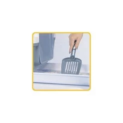 Budget 🎉 Zolux - Maison toilette Clever Gris Bleu ❤️ 8 Budget 🎉 Zolux - Maison toilette Clever Gris Bleu ❤️ -Promos Chat Boutique 8003507987081 4