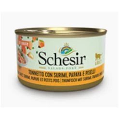 Vente flash 🛒 Salade Poké Schesir en sauce pour chat 85g - Pack de 14 🛒