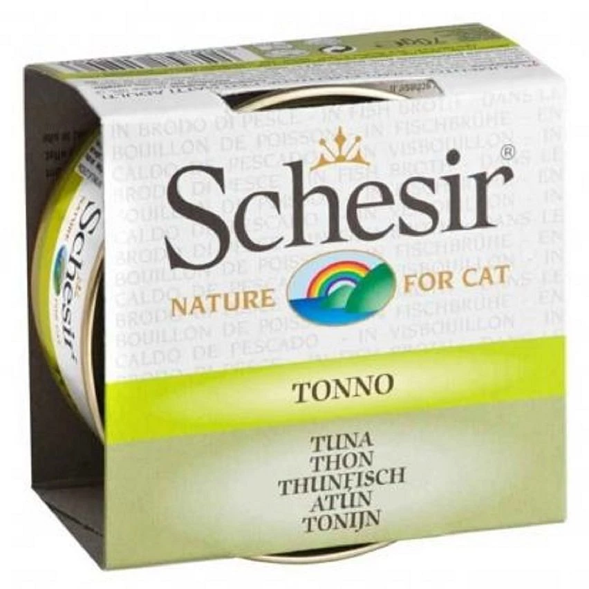 Bon marché 😉 Patee pour chat avec Bouillon - Schesir - Boite 70g 🤩 1 Bon marché 😉 Patee pour chat avec Bouillon - Schesir - Boite 70g 🤩