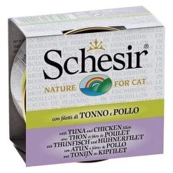 Bon marché 🔥 Patee pour chat avec Bouillon - Schesir - Boite 70g 🔔