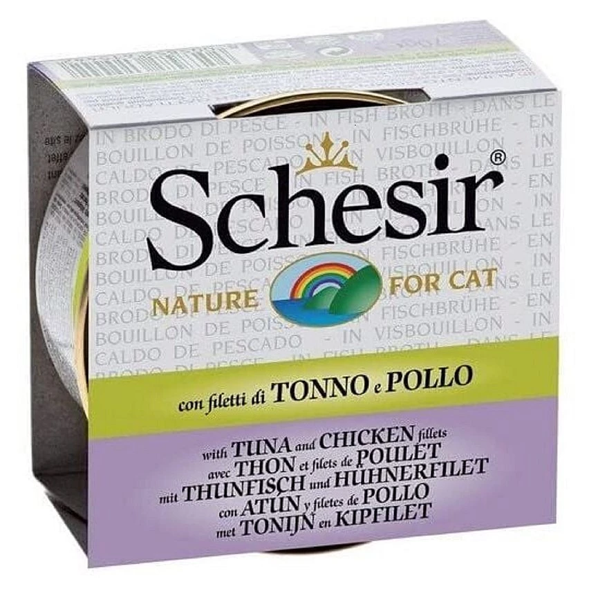 Bon marché 🔥 Patee pour chat avec Bouillon - Schesir - Boite 70g 🔔 1 Bon marché 🔥 Patee pour chat avec Bouillon - Schesir - Boite 70g 🔔