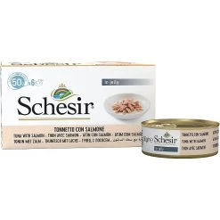 Promo 👏 Pâtée Schesir pour chat avec bouillon - Multipack 6 boîtes x 50 g ⌛