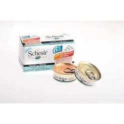 Budget ❤️ Pâtée Schesir pour chat avec bouillon - Multipack 6 boîtes x 50 g 🎁